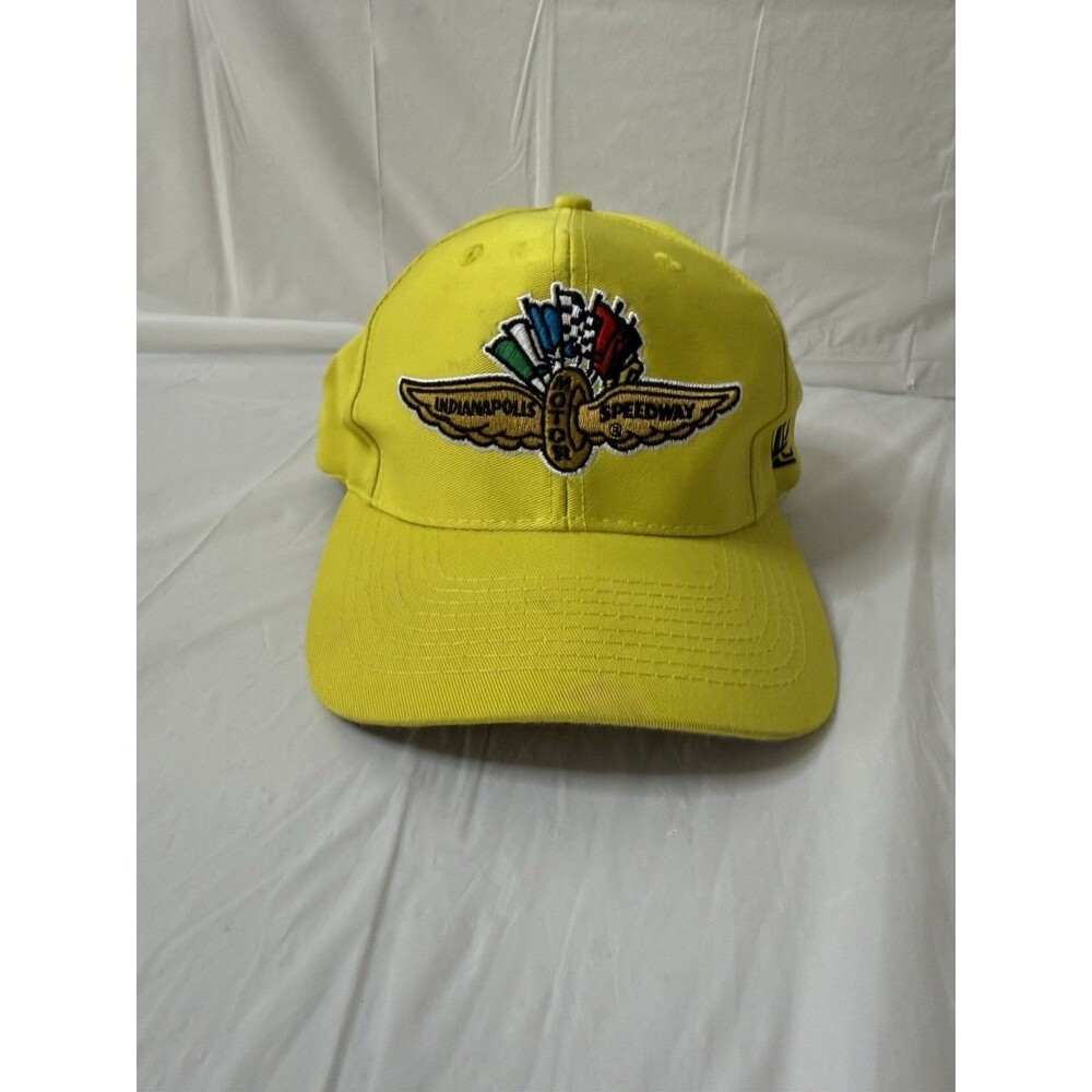 Vintage Indianapolis Motor Speedway Logo Athletic Snapback Hat Made Taiwan